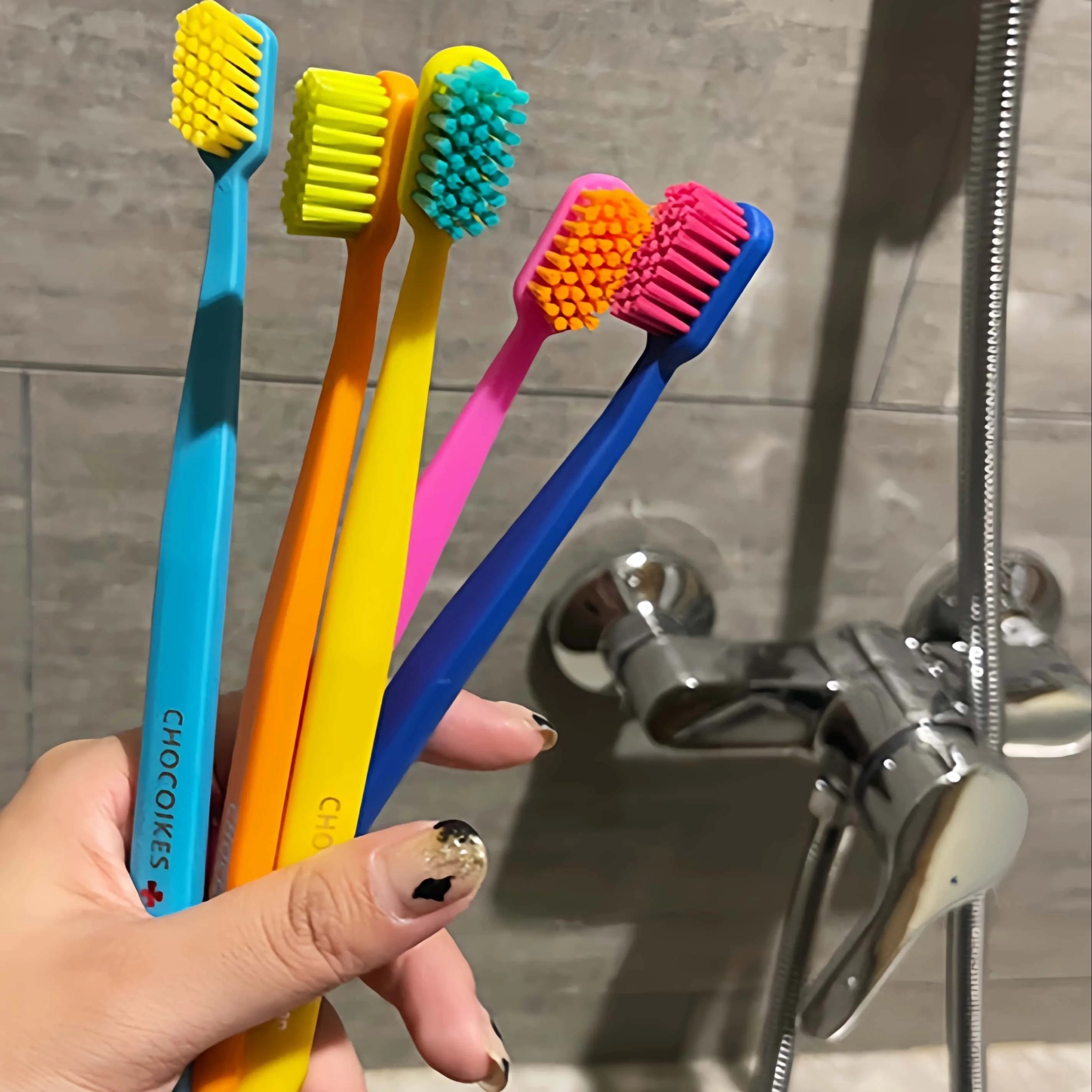 5 Packs of Chocolate Swiss Car - đánh giá và giá Bamboo Toothbrush