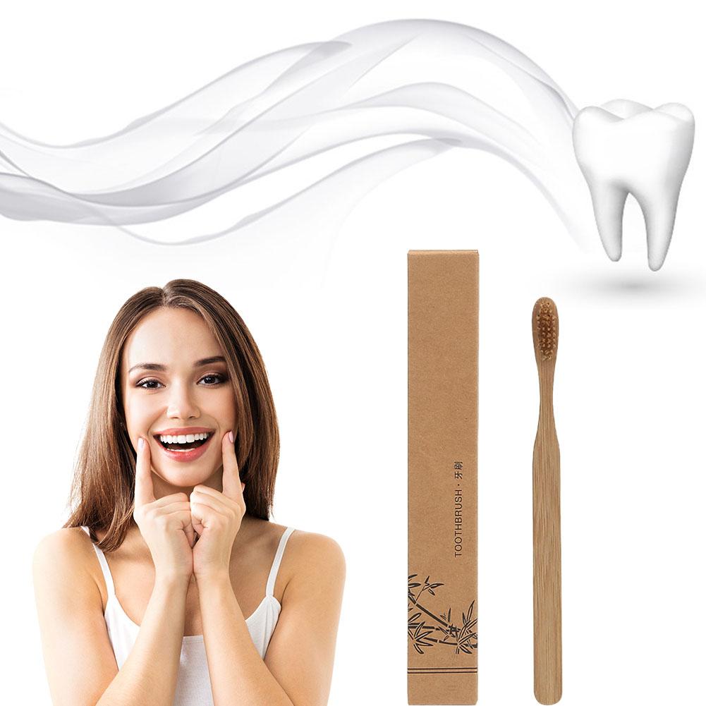 1/5/10Pcs Toothbrush Adult Bam - đánh giá và giá Bamboo Toothbrush
