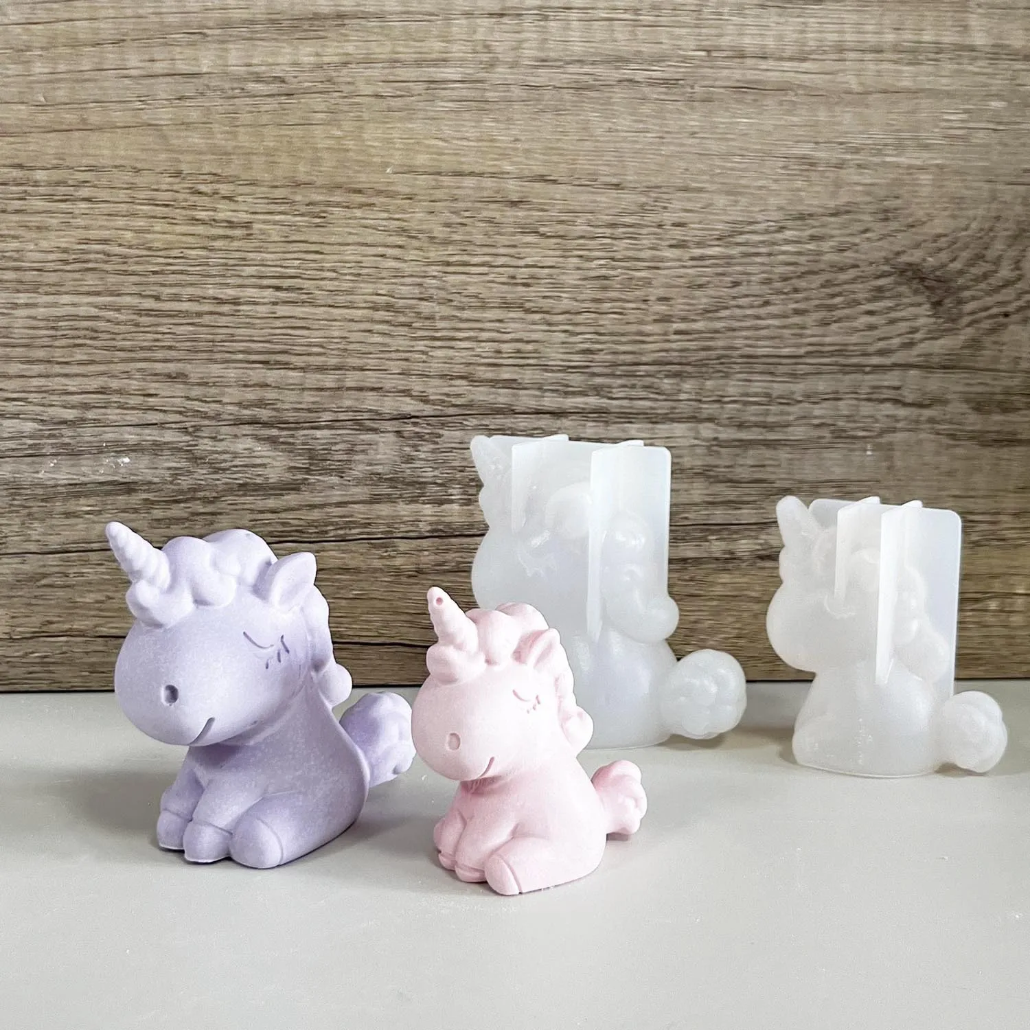 3D Geometric Silicone Unicorn  - đánh giá và giá Eco Soap
