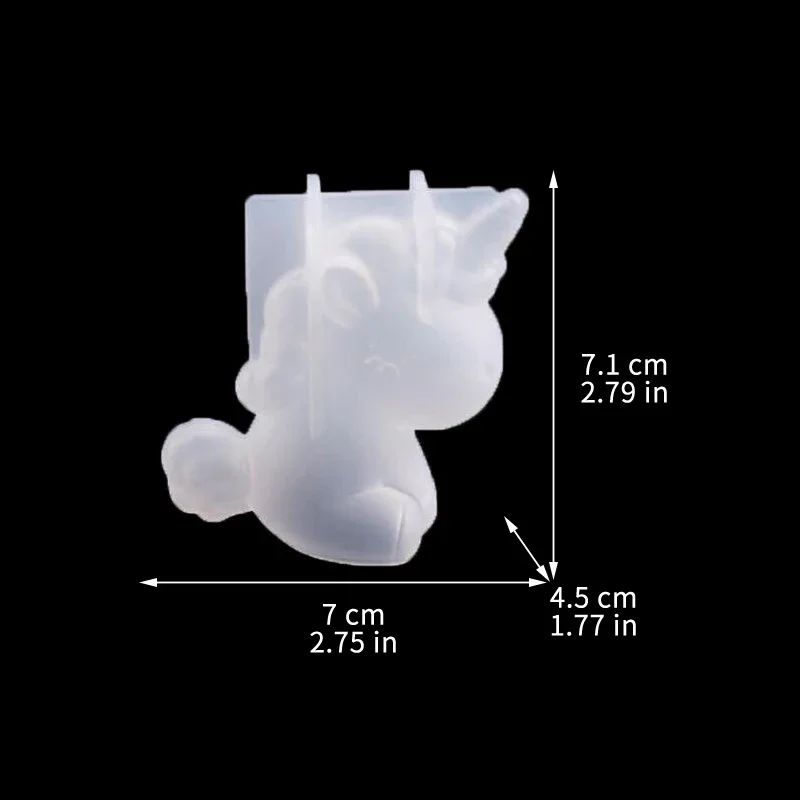3D Geometric Silicone Unicorn  - đánh giá và giá Eco Soap