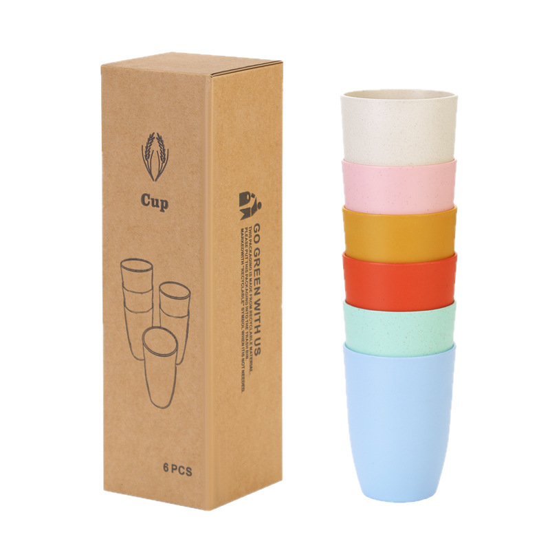 Wheat Straw Cups 6pcs Unbreaka - đánh giá và giá Reusable Straw