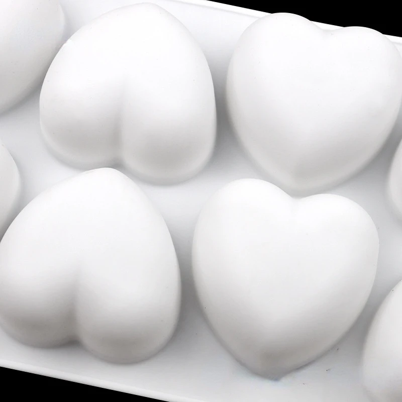 Love Heart Silicone Soap Mold  - đánh giá và giá Eco Soap