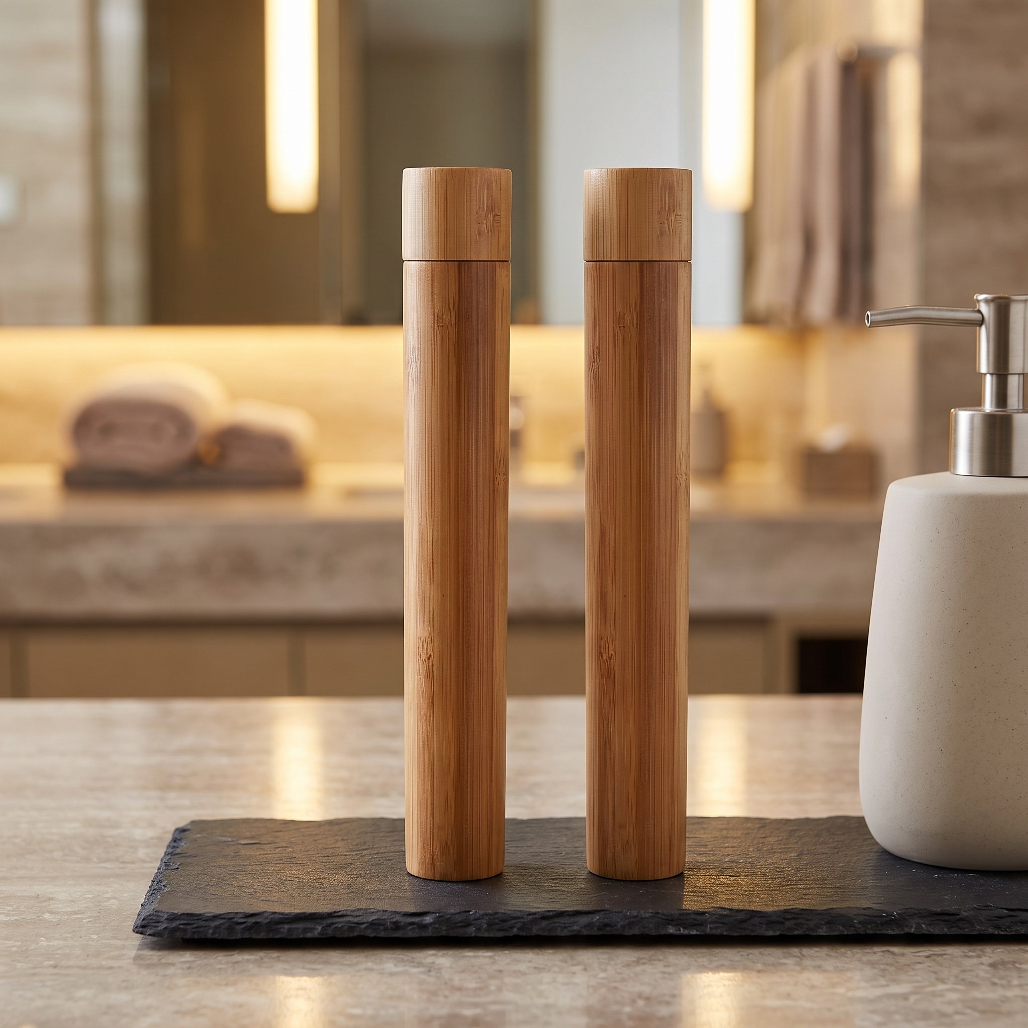 4 PCS Portable Toothbrush Cart - đánh giá và giá Bamboo Toothbrush