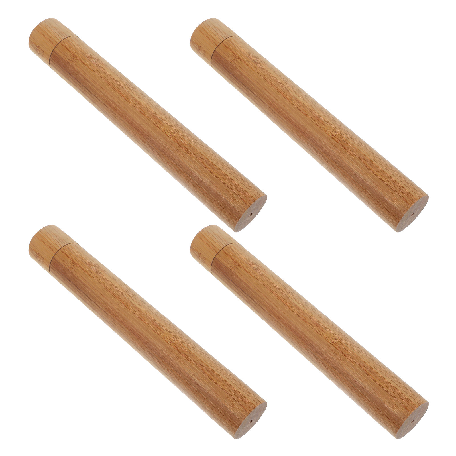 4 PCS Portable Toothbrush Cart - đánh giá và giá Bamboo Toothbrush