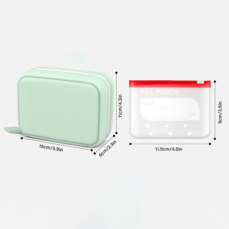 7/14 Pouch Weekly Pill Organiz - đánh giá và giá Reusable Bag