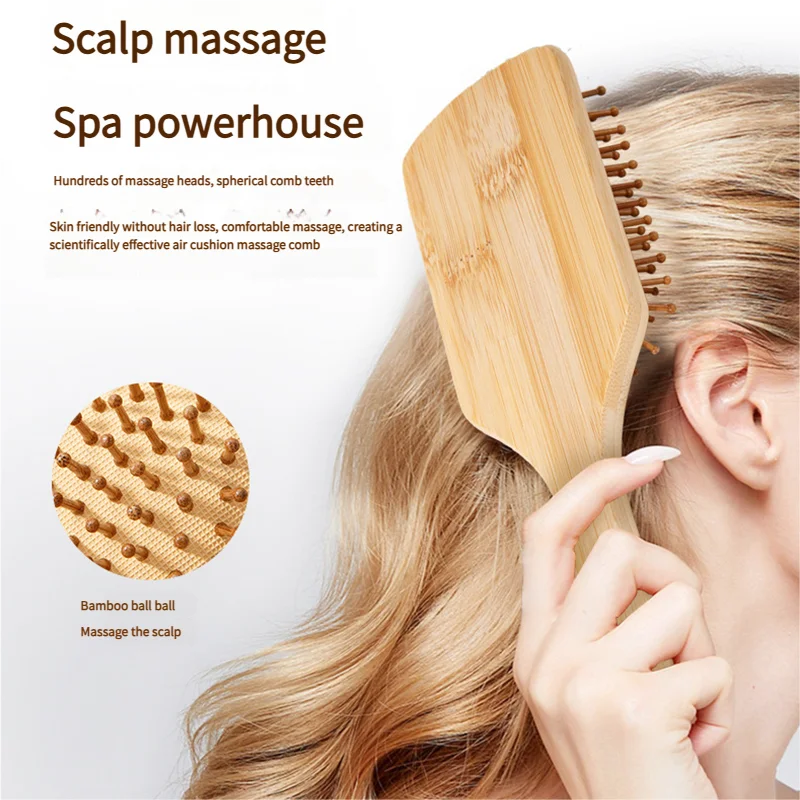 Bamboo Hair Brush Women Stylin - đánh giá và giá Bamboo Toothbrush