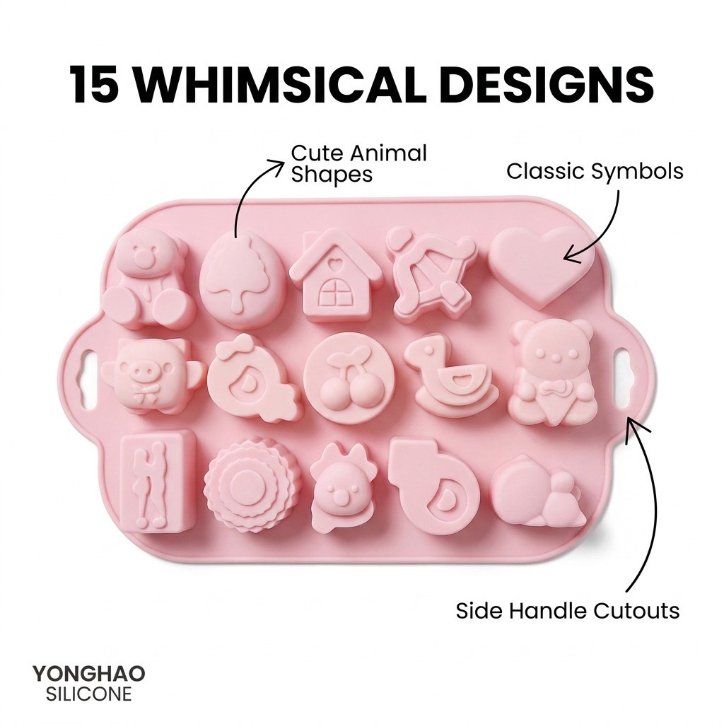 15 Cavity Mixed Cartoon Silico - đánh giá và giá Eco Soap